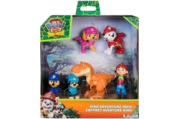 Psi Patrol i dinozaury figurki tematyczne 5-pack