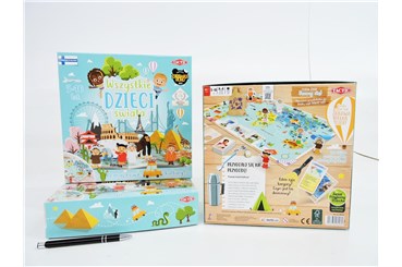 *GRA WSZYSTKIE DZIECI ŚWIATA, planszowa, 5-10l