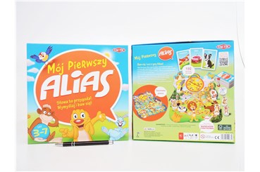 *GRA MÓJ PIERWSZY ALIAS, planszowa