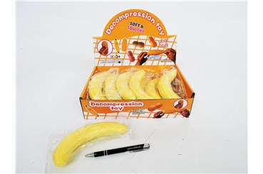 GNIOTEK x 12,  BANAN 18 cm,   displ