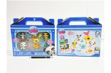 LITTLEST PET SHOP figurka, zest., PLAŻA, 5fig