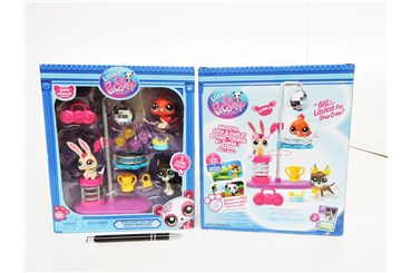 *LITTLEST PET SHOP, figurka, disco, 3fig