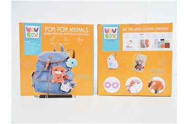 *WOW BOX, zest., POMPONY DIY ZWIERZACZKI