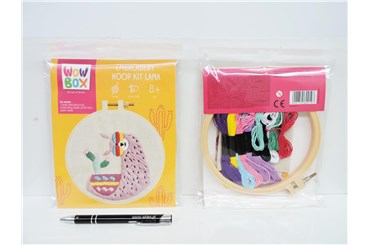 WOW BOX, zest. do haftowania, LAMA