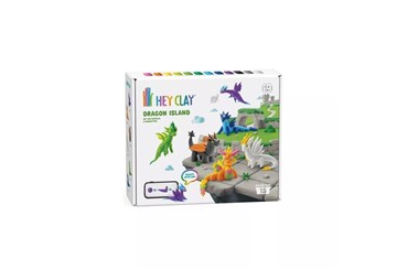 *HEY CLAY, masa plastyczna wyspa smoków 15pak