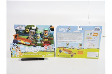 *BLUEY GOKART, zest., pojazd i figurka,     kart.