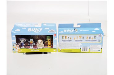 BLUEY, figurka, bal przebierańców, 4pak
