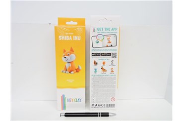 HEY CLAY, masa plast., fig, PSY SHIBA INU, 3pak