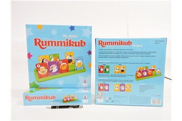 *GRA RUMMIKUB, lemada, DLA DZIECI, edu., wiek 4-7