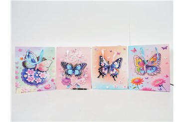 AST. TORBA x 12 PREZENT, 32x26x10 cm, motyle