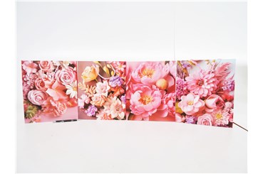AST. TORBA x 12 PREZENT. 32x26x12 cm, róże