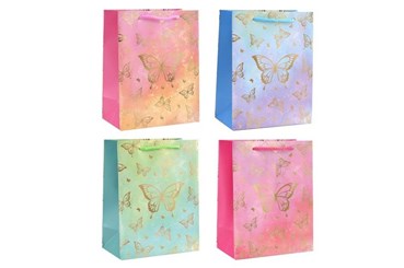 AST. TORBA x 12 PREZENT. 32x26x10 cm, motyle