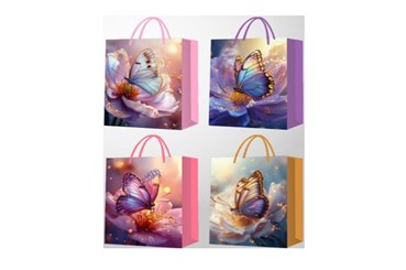 AST. TORBA x 12 PREZENT. 41,5x30x12 cm, motyle