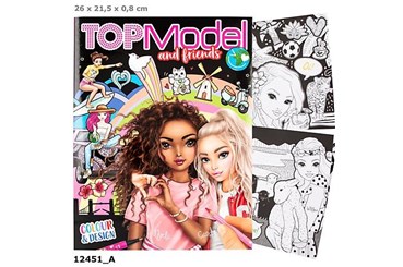 KSIĄŻ. TOP MODEL KOLOROWANKA TOPMODEL FRIENDS