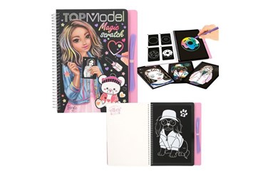 *KSIĄŻ. TOP MODEL zestaw magic scratch