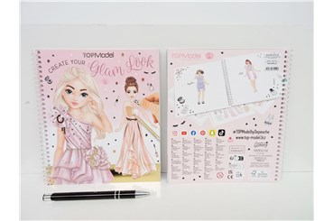 KSIĄŻ TOP MODEL DRESS ME UP, zest., GLAM LOOK