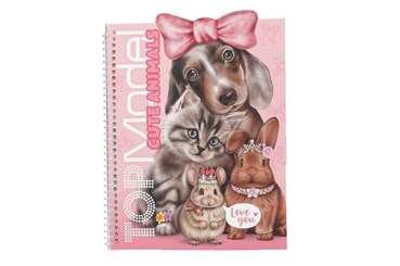 *KSIĄŻ. TOP MODEL zestaw dress me up ANIMALS