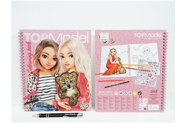 KSIĄŻ. TOP MODEL KOLOROWANKA - Leoheart