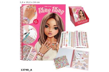 *KSIĄZ. TOP MODEL KOLOROWANKA bling bling