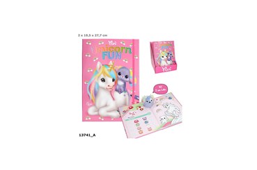 *KSIĄŻ. TOP MODEL kolorowanka jednorożec z maskotk