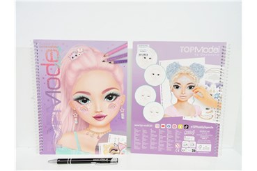 KSIĄŻ. TOP MODEL kolorowanka, make up