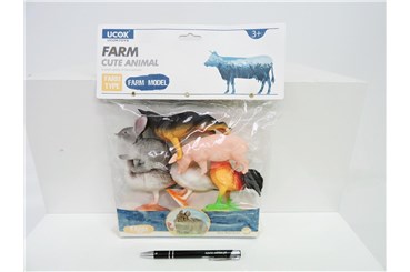 ZWIERZĘTA DOMOWE, 8-12 cm, 6 el.,          worek