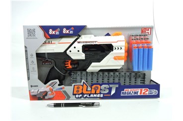 PISTOLET na strzałki, 37,5x21x6 cm, 6+,      kart.