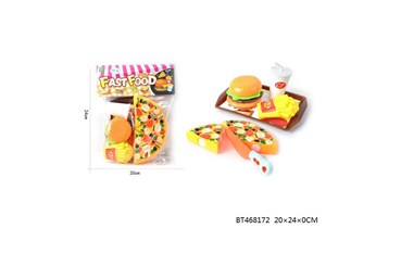 ZESTAW FAST FOOD pizza burger w folii