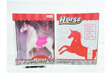 KOŃ JEDNOROŻEC z akc., 32x25x9 cm, 3+,       kart.