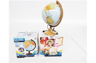 BRAK GLOBUS 320mm, polit-fiz.,  LED+ aplikacja kar