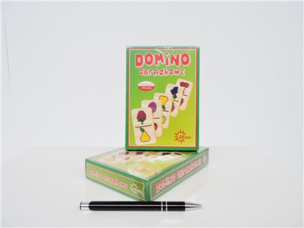 *GRA DOMINO, drew., edu., owoce, warzywa,    4+