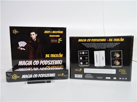 *MAGIA OD PODSZEWKI - 36 trików, iluzja, kraty. 8+