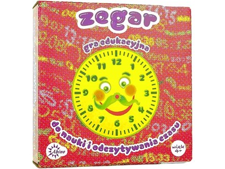 *GRA ZEGAR, do nauki odczytywania czasu, edu. 4+