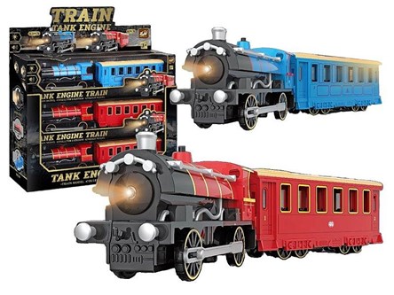 AST. POCIĄG x 6 z wagonem, 31x6,3x4,5 cm,   displ.