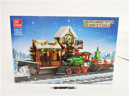 KLOCKI JIE STAR Świąteczna stacją kolejowa 1362 el