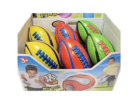 Piłka rugby x 12 z twardej pianki 40x25,5x26cm