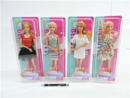 AST. LALKA DEFA 29 cm. W SUKNI KOKTAJLOWEJ  4 wz.