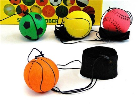 AST. PIŁECZKA x 24 z gumką, 4 kol.          displ.