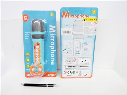 MIKROFON, 27x13x5,5 cm, bat.,        blist.