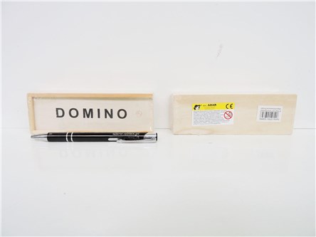DOMINO, drew., 15x3x4 cm
