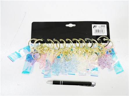 AST. BRELOK x 12,  śnieżynka,  fol