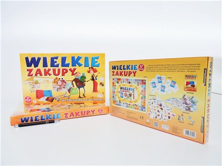 GRA WIELKIE ZAKUPY, planszowa, strategiczna, 7+
