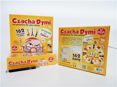 *GRA CZACHA DYMI, quiz, rodzinna, edukac. 8+