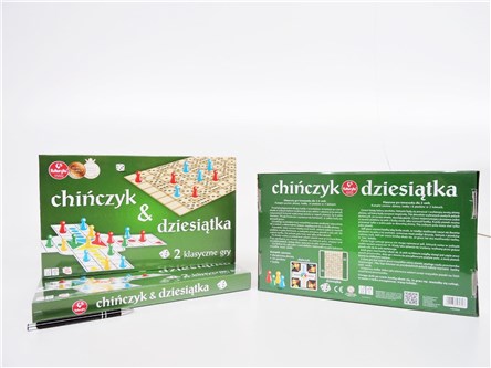 *GRA CHIŃCZYK & DZIESIĄTKA, planszowa, 5+