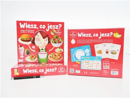 GRA Wiesz co jesz, planszowa, edu.