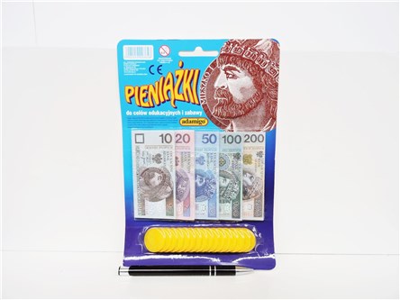 PIENIĄŻKI, banknoty i monety, eduka, zabawa, 3+