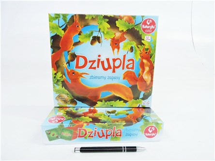 GRA DZIUPLA, zbieramy zapasy, planszowa, 6+