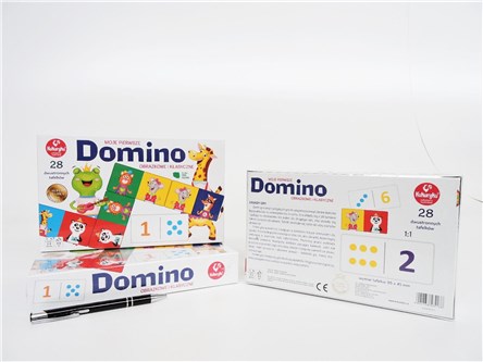 GRA DOMINO, obrazkowe i klasyczne, 3+