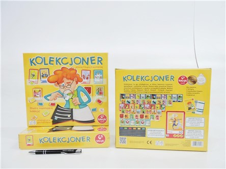 *GRA KOLEKCJONER, karciana, 7+