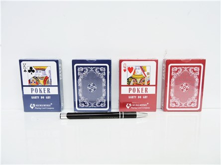 AST. KARTY POKER, 52 karty, 2 kol.
